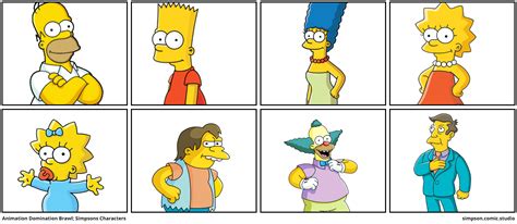 Animation Domination Brawl; Simpsons Characters - Comic Studio