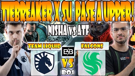 FALCONS VS TEAM LIQUID BO1 TIEBREAKER ATF SKITER VS NISHA MICKE ESL