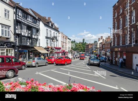 load street   worcestershire town  bewdley stock photo alamy