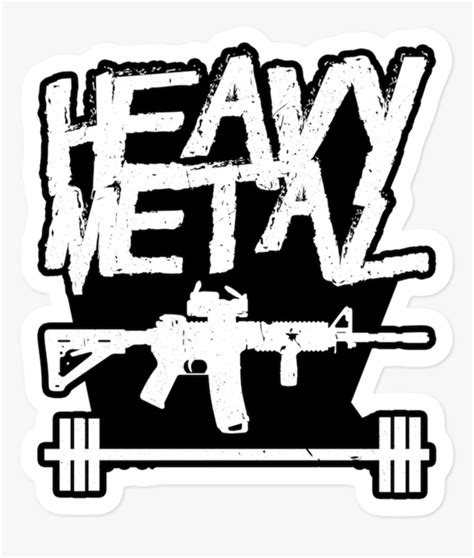 Heavy Metal Sticker, HD Png Download - kindpng