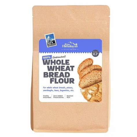 Raw Himalayas 100 Whole Wheat Bread Flour Packaging Size 10 Kg