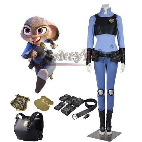 Wholesale Movie Zootopia Cosplay Judy Hopps Zootopia Costume Women