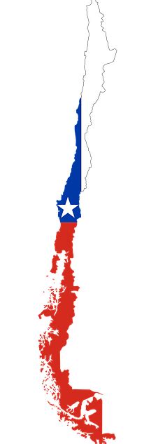 Chile Mapa Bandera Idealex