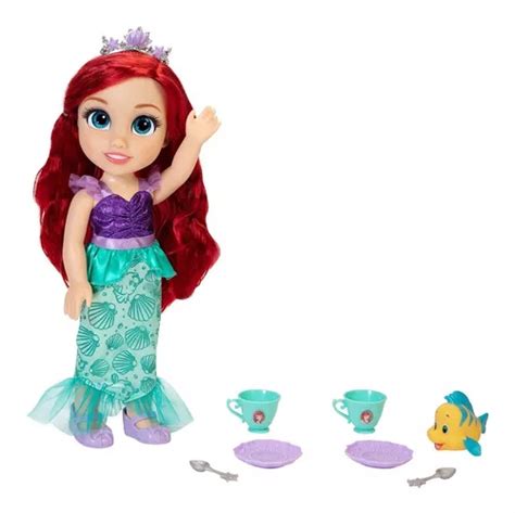 Princesa Ariel Sirenita Disney Muñeca 38cm Con Accesorios