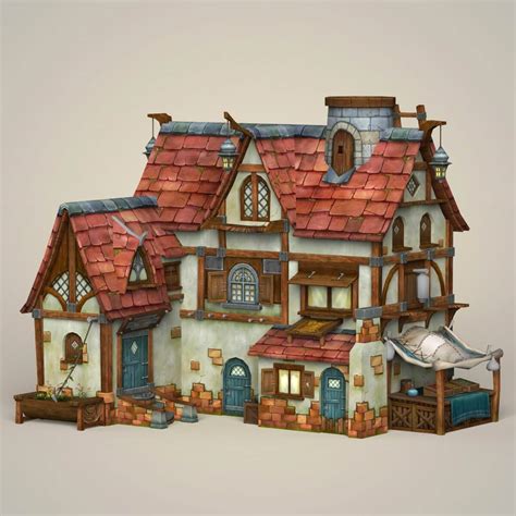 fantasy house  model  dseller