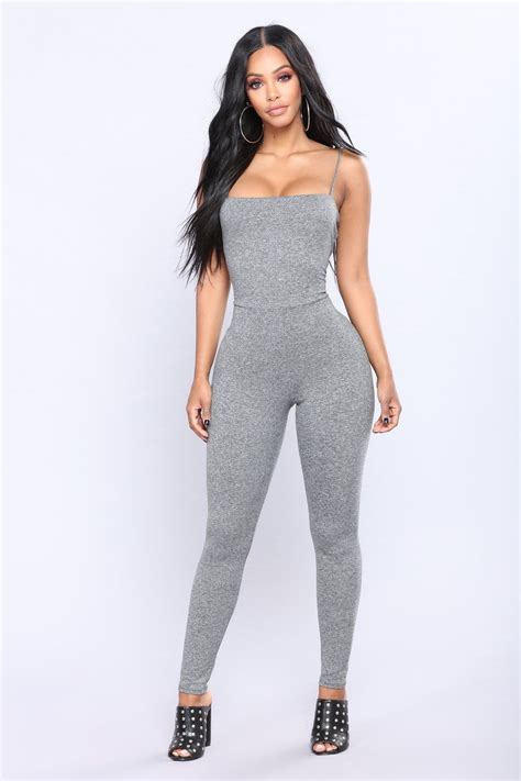 Switch Gears Jumpsuit Grey Jumpsuit Fashion Fashion Nova Outfits