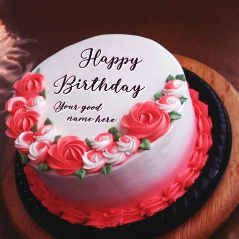 Fondant Surprise Romantic Birthday Cake For Husband Fondant Cake For