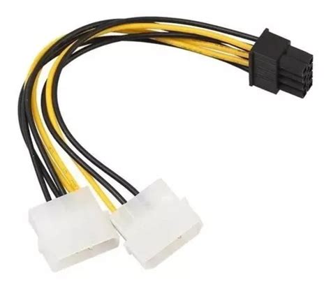 Cabo Adaptador Molex Duplo Para Cabo Adaptador Pinos Gpu R Em S O