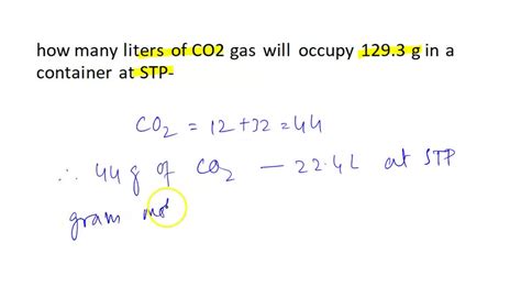 Solved Texts How Many Liters Of Co Gas At Stp Will Contain