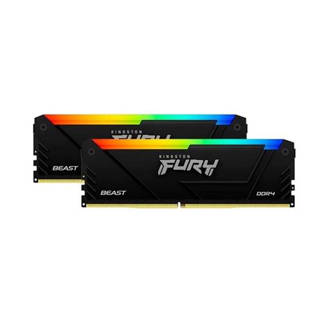 Ram Kingston FURY Beast RGB 32GB (2x16GB) DDR4 3200MHz