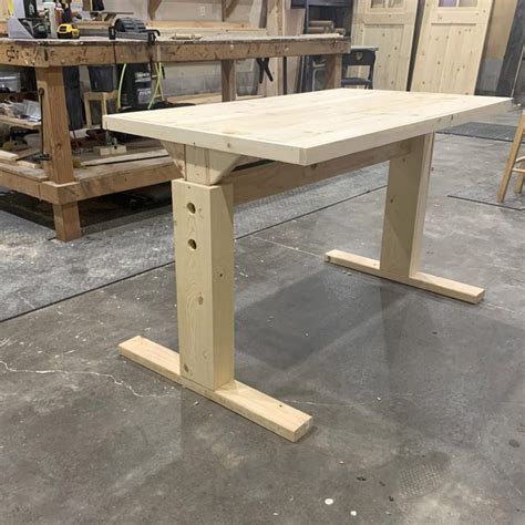 How to Make Your Own Adjustable DIY Desk (DIY) | Family Handyman