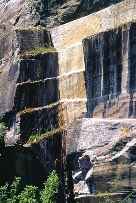 The Campan Quarries Place Known As Espiadet In Hautes Pyrénées Department 20th Century Quarry