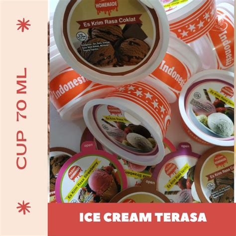 Jual Cup Es Krim Cup Ice Cream Gelas Ice Cream Kap Es Krim Cup