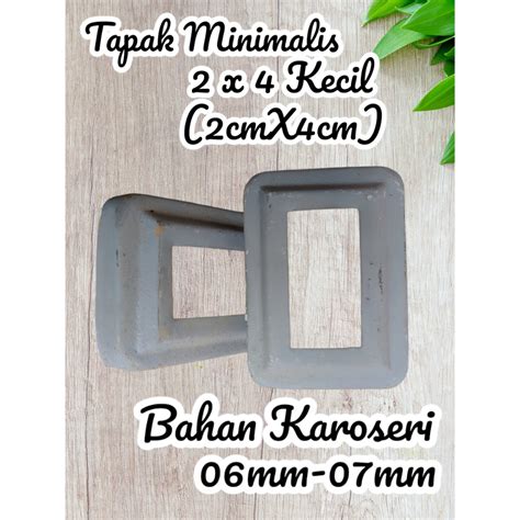 Jual Ring Hollow X Mm Besi Plat Tapak Hollow Minimalis Ornamen