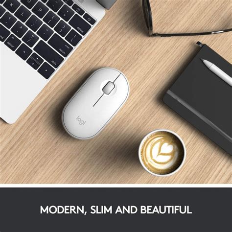 Logitech Pebble M350 Wireless Mouse With Bluetooth Or Usb Silent Slim Mouse For Ipad Laptop Pc