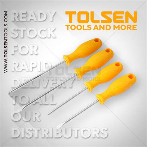 4PCS SCREWDRIVER SET TOLSEN TOOLS