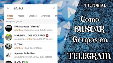 Cómo BUSCAR y UNIRSE a GRUPOS en TELEGRAM como encontrar grupos