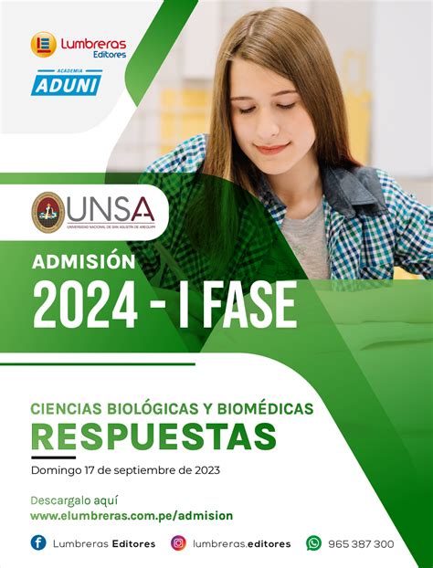 Admisión UNSA I Fase 2024 Lumbreras Editores