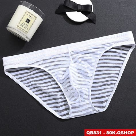 Quần lót bikini lưới ngang gợi cảm QB831