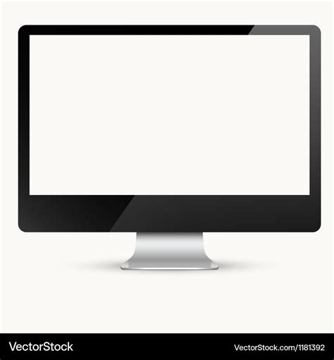 Computer monitor Royalty Free Vector Image - VectorStock