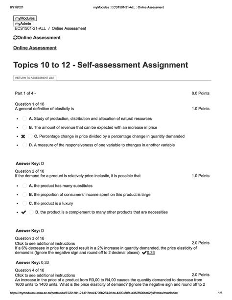 Ecs Assignment Assessment Ecs Studocu