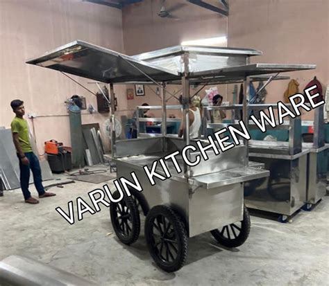 Stainless Steel Fast Food Cart Load Capacity 300 Kg At Rs 75000 In New Delhi