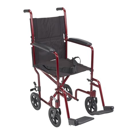 Drive Medical Deluxe Lightweight Aluminum Transport