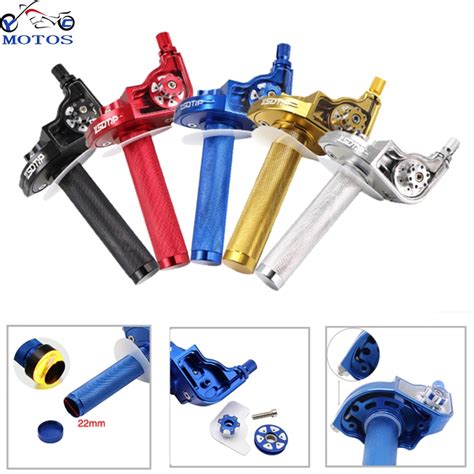 Motoprts Shop Zsdtrp 1pc Throttle Grips 22mm Cnc Aluminum Alloy Twist