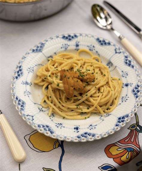 Spaghettoni in a Creamy Uni Sauce – Cucina Cipoletti