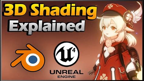 Genshin 3D shading explained | Blender character modeling, Blender ...