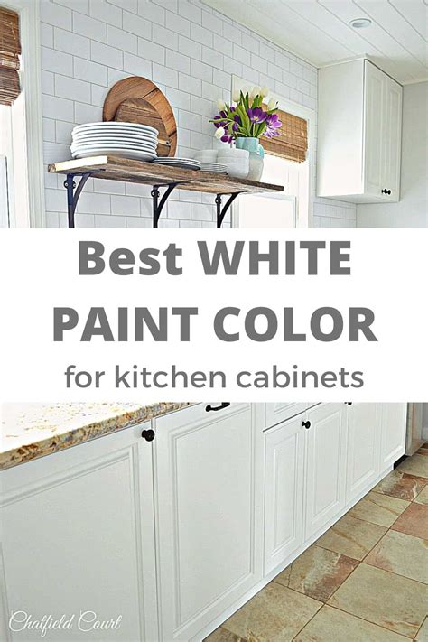 Choosing The Best White Paint Color For Your Kitchen Cabinets