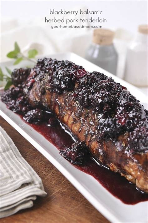 Pork Tenderloin With Blackberry Sauce Leigh Anne Wilkes