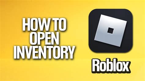 How To Open Inventory In Roblox Tutorial YouTube