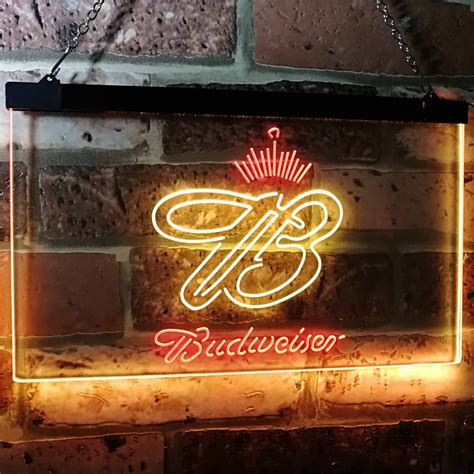 Budweiser Crowned B Led Neon Sign Neon Sign Led Sign Shop What