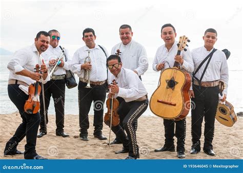 Mariachi Band Group Photograph with Musical Instruments Editorial Image ...