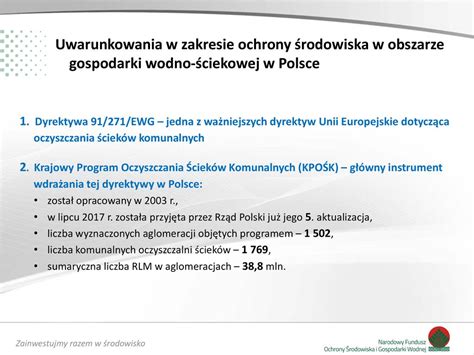 W Obszarze Gospodarki Wodno Ciekowej Ppt Pobierz