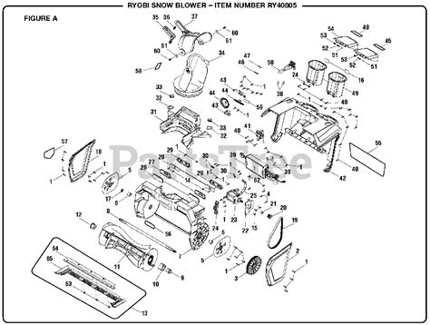 Ryobi Ry 40805 107700021 Ryobi Snow Blower 40 Volt Revision 01