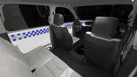 Police Paddy Wagon Dodge RAM 1500 Simple Interior 3D Model $99 - .3ds ...