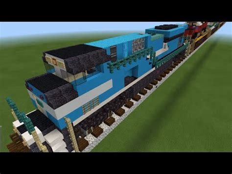 Minecraft Conrail Sd Mac Locomotive Tutorial Youtube