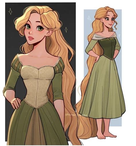 N A M A N On Instagram Rapunzel Concept Art Version I Was In