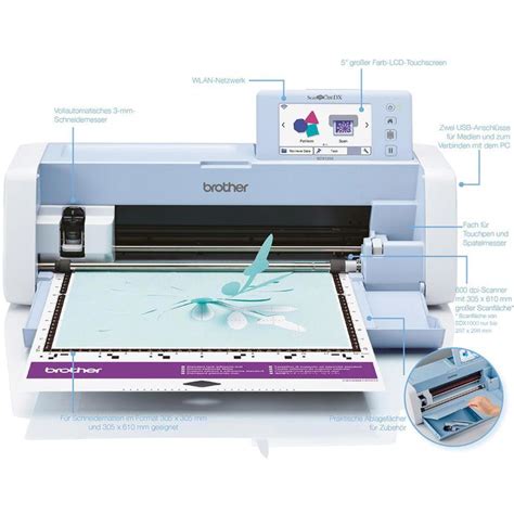 Brother Schneideplotter ScanNCut DX1200 305 mm Schnittbreite Böttcher AG