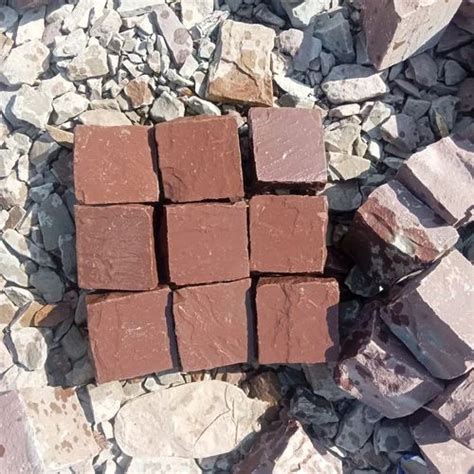 Outdoor Concrete Mandana Red Cobbles For Landscaping 1 2 At Rs 36 Sq