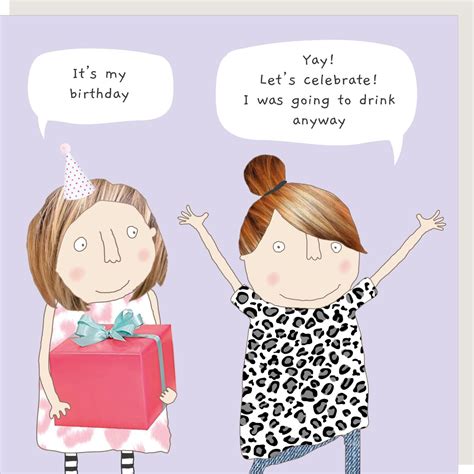 Rosie Made A Thing Humour Card Female Birthday Card Celebrate