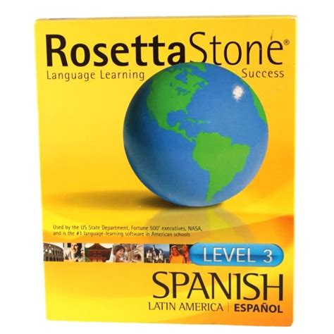 Rosetta Stone Level 3 Spanish Latin America Language Learning Software