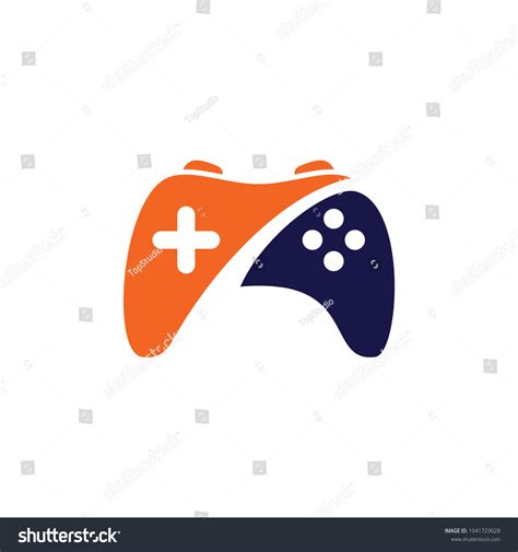 Game Logo Design Template Stick Game Stock Vector (Royalty Free ...