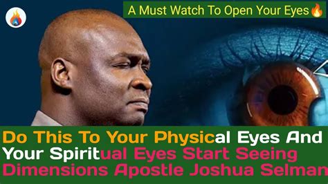 Do This To Your Physical Eyes And Your Spiritual Eyes Start Seeing