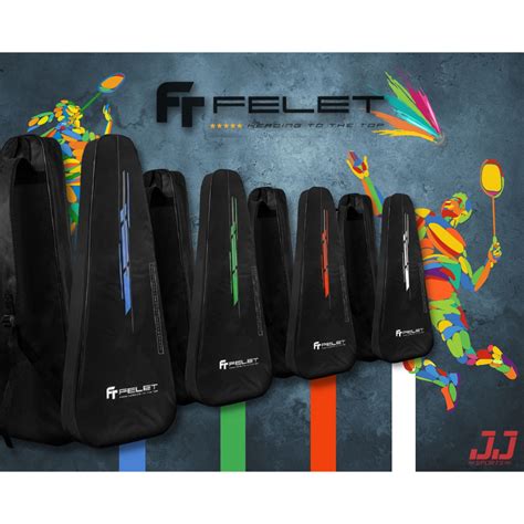 Felet Single Back Pack Cover Badminton Bag Ft 100 Original Shopee