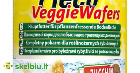 Tetra Pleco Veggie Wafers Ml Zucchini Skelbiu Lt