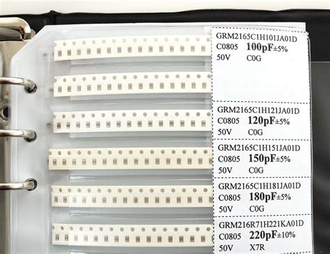 SMT SMD 0805 Resistor And Capacitor Book 3725 Pieces Adafruit