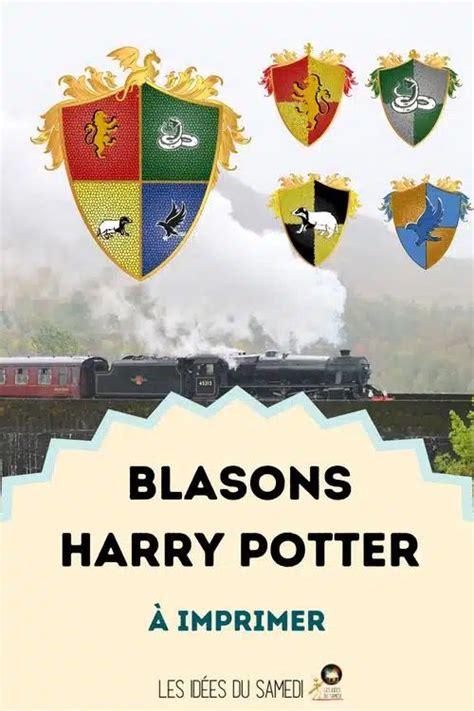 Blasons Maisons Harry Potter Gratuits Blason Harry Potter Maison De